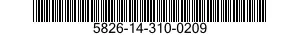 5826-14-310-0209  5826143100209 143100209