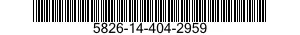 5826-14-404-2959 TRANSPONDER SET 5826144042959 144042959