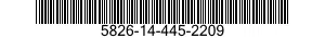 5826-14-445-2209 RADIO SET 5826144452209 144452209