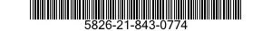 5826-21-843-0774  5826218430774 218430774