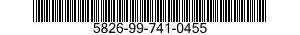 5826-99-741-0455 RECEIVER-TRANSMITTER,RADIO 5826997410455 997410455