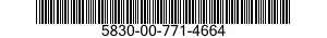5830-00-771-4664  5830007714664 007714664