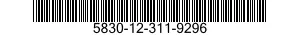 5830-12-311-9296 INTERCOMMUNICATION SET 5830123119296 123119296