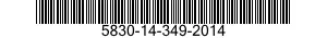 5830-14-349-2014  5830143492014 143492014