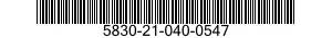 5830-21-040-0547 FILTER,AIR 5830210400547 210400547