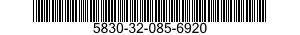 5830-32-085-6920 MATRIX,COMMUNICATION 5830320856920 320856920