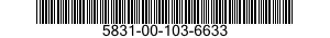 5831-00-103-6633  5831001036633 001036633