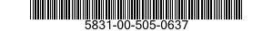 5831-00-505-0637 CONTROL,INTERCOMMUNICATION SET 5831005050637 005050637