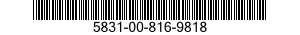 5831-00-816-9818  5831008169818 008169818