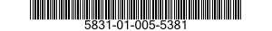 5831-01-005-5381  5831010055381 010055381