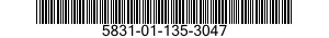 5831-01-135-3047  5831011353047 011353047