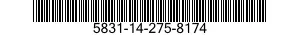 5831-14-275-8174  5831142758174 142758174