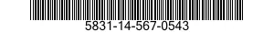 5831-14-567-0543 CONTROL,INTERCOMMUNICATION SET 5831145670543 145670543