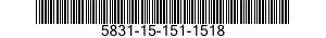 5831-15-151-1518 APPARATO INTERFONIC 5831151511518 151511518