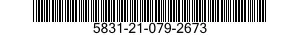 5831-21-079-2673 BUSHING NUT 5831210792673 210792673