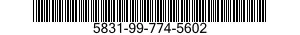 5831-99-774-5602  5831997745602 997745602