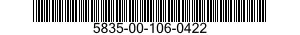 5835-00-106-0422 TAPE,SOUND RECORDING 5835001060422 001060422