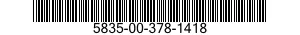 5835-00-378-1418  5835003781418 003781418