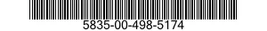 5835-00-498-5174  5835004985174 004985174