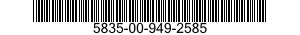 5835-00-949-2585  5835009492585 009492585