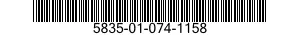 5835-01-074-1158 RECORDER-REPRODUCER SUBASSEMBLY,SOUND 5835010741158 010741158