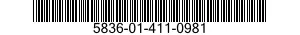 5836-01-411-0981 CONTROL,RECORDER-REPRODUCER 5836014110981 014110981