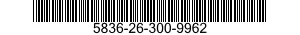 5836-26-300-9962 CAMERA,TELEVISION 5836263009962 263009962