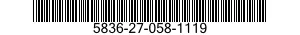 5836-27-058-1119 CAMERA,TELEVISION 5836270581119 270581119
