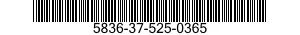 5836-37-525-0365 CAMERA,TELEVISION 5836375250365 375250365