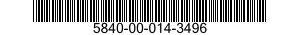 5840-00-014-3496  5840000143496 000143496