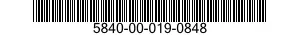 5840-00-019-0848  5840000190848 000190848