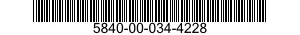 5840-00-034-4228  5840000344228 000344228