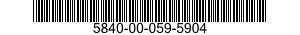 5840-00-059-5904  5840000595904 000595904