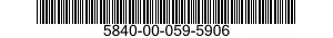 5840-00-059-5906  5840000595906 000595906