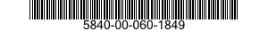 5840-00-060-1849  5840000601849 000601849