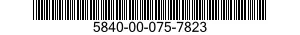 5840-00-075-7823 ELECTRONIC SUBASSEM 5840000757823 000757823