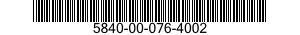 5840-00-076-4002  5840000764002 000764002
