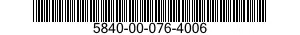 5840-00-076-4006  5840000764006 000764006