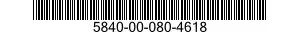 5840-00-080-4618  5840000804618 000804618