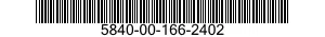 5840-00-166-2402  5840001662402 001662402
