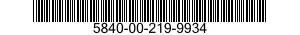 5840-00-219-9934  5840002199934 002199934