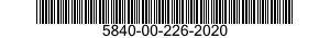 5840-00-226-2020  5840002262020 002262020
