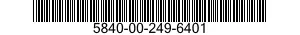 5840-00-249-6401  5840002496401 002496401