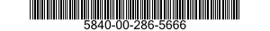 5840-00-286-5666  5840002865666 002865666