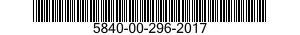 5840-00-296-2017  5840002962017 002962017