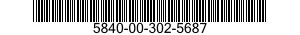 5840-00-302-5687  5840003025687 003025687