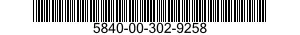 5840-00-302-9258  5840003029258 003029258