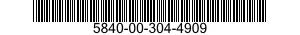 5840-00-304-4909  5840003044909 003044909
