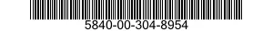 5840-00-304-8954  5840003048954 003048954