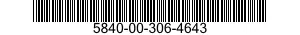 5840-00-306-4643  5840003064643 003064643